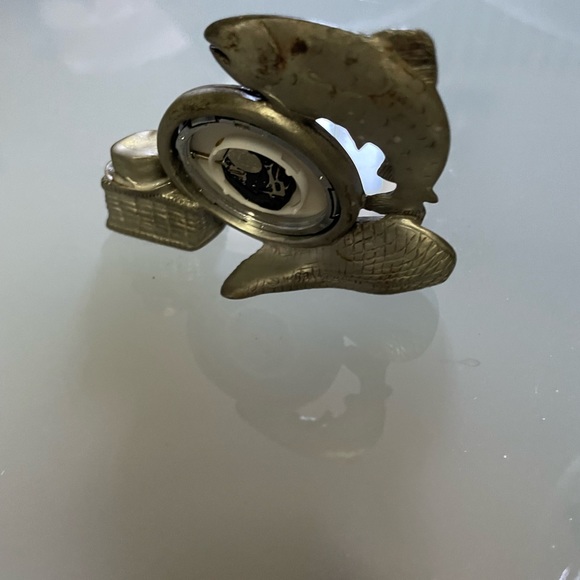 Seagull small pewter clock - Picture 2 of 2